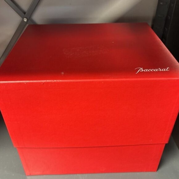 Baccarat Florelia frosted crystal bowl vase with original box - Picture 7 of 8